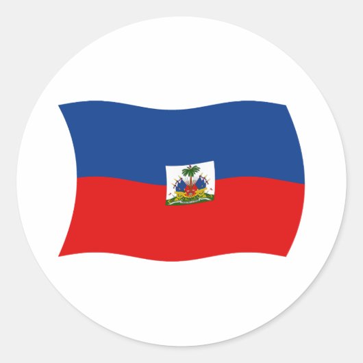 Haiti Flag Sticker (Voorkant)
