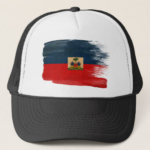 Haiti Flag Trucker Hat Pet