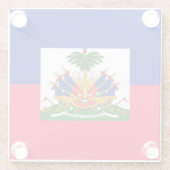 Haïti Glazen Onderzetter (Achterkant)