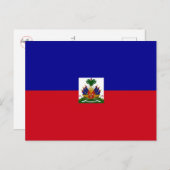 Haïti - Haïtiaanse vlag - Briefkaart (Voorkant / Achterkant)