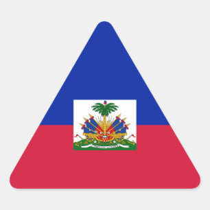 Haïti - Haïtiaanse vlag Driehoek Sticker