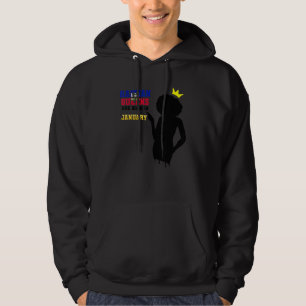 Haiti Haitian Princess Flag Queens Are Born Hoodie