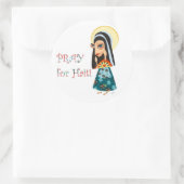 Haïti Hulp Valentijn Stickers (Tas)