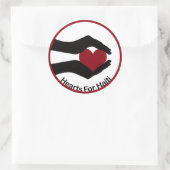 Haïti Hulp Valentijn Stickers (Tas)