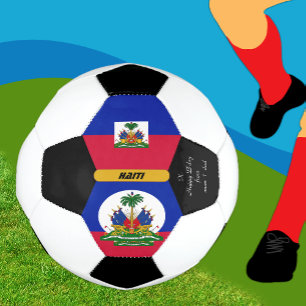 Haïti Personnalisé, Drapeau, Bal Photo Football