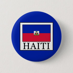 Haïti Ronde Button 5,7 Cm
