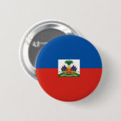 Haïti Ronde Button 5,7 Cm (Voorkant /achterkant)