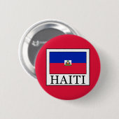 Haïti Ronde Button 5,7 Cm (Voorkant /achterkant)