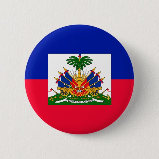 Haïti Ronde Button 5,7 Cm (Voorkant)
