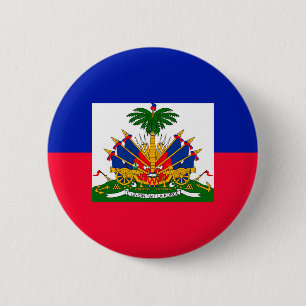 Haïti Ronde Button 5,7 Cm