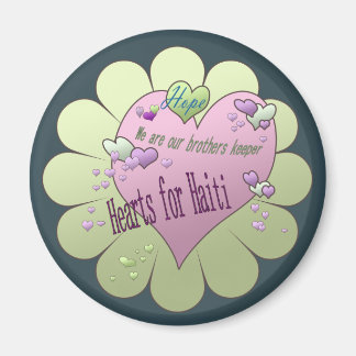 Haïti Secours Saint Valentin aimants frigo