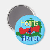 Haïti Secours Saint Valentin aimants frigo (Recto/Verso)