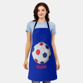 Haiti Soccer Schort (Gedragen)