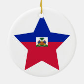 Haiti Star Keramisch Ornament (Achterkant)
