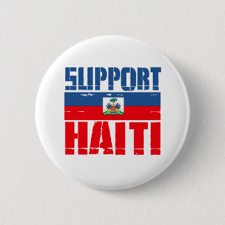 Haïti steunen ronde button 5,7 cm