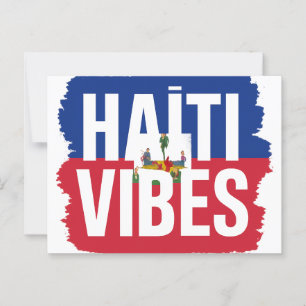 Haïti Vibes-briefkaart   Tropische herinneringen Briefkaart
