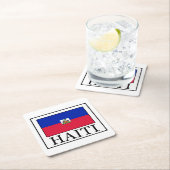 Haïti Vierkante Kartonnen Onderzetter (Insitu)