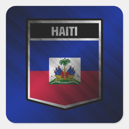 Haïti Vierkante Sticker (Voorkant)