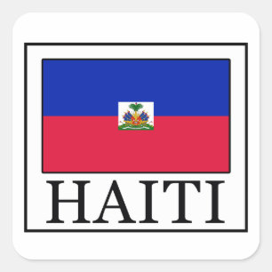 Haïti Vierkante Sticker