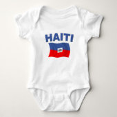 Haïti vlag 1 romper (Voorkant)