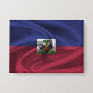 Haïti-vlag Button