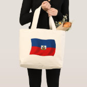 Haïti-vlag Canvas tas (Voorkant (product))