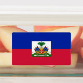 Haiti Vlag Labels (Aangebracht)