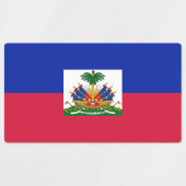 Haiti Vlag Labels (Design 1)
