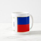 Haïti vlag + Mok kaart (Voorkant rechts)