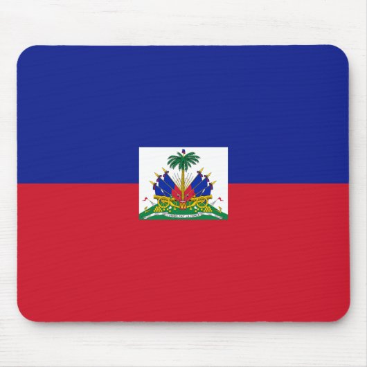 Haïti-vlag Mousepad Muismat (Voorkant)