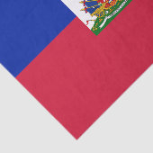 Haiti Vlag Tissuepapier (Detail)