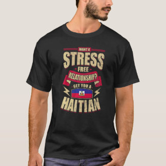 Haiti Vlag Trotse Haitianen Mannen & Vrouwen T-shirt