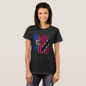 Haïti vlag vlag Trinidad&Tobago - Groen land vlagg T-shirt (Voorkant volledig)