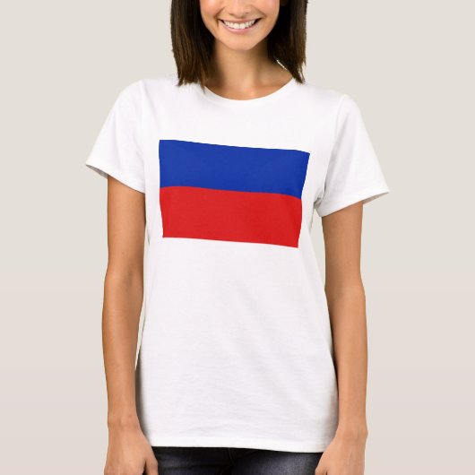 Haïti vlag x kaart T-Shirt (Voorkant)