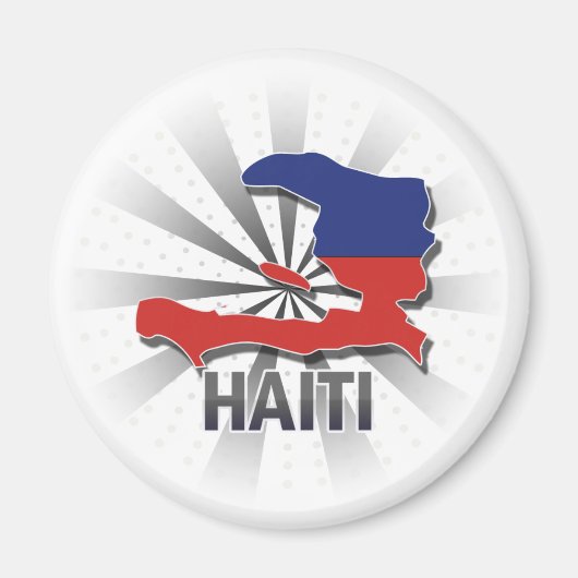 Haïti - Vlaggenkaart 2.0 Magneet (Voorkant)