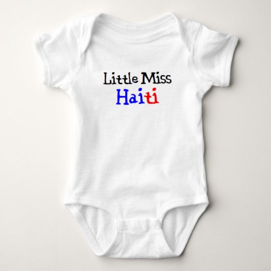 Haïtiaans little miss romper (Voorkant)