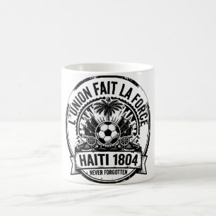 Haïtiaans Nationaal Embleem Vintage Kunst Koffiemok