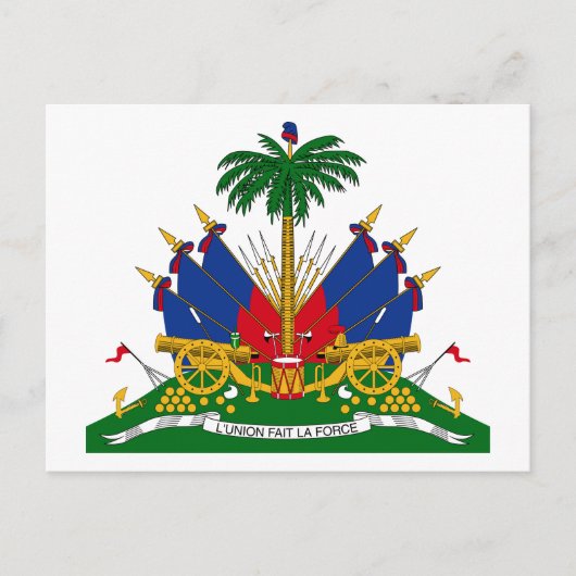Haïtiaans wapenschild (Haïti) Briefkaart (Voorkant)