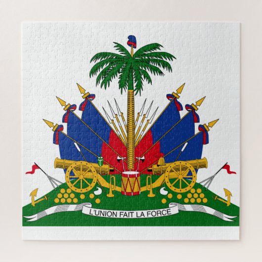 Haïtiaans wapenschild (Haïti) Legpuzzel (Verticaal)