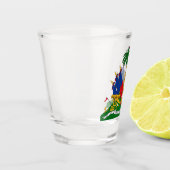 Haïtiaans wapenschild (Haïti) Shot Glas (Links)