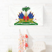 Haïtiaans wapenschild (Haïti) Spandoek (Insitu)