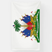 Haïtiaans wapenschild (Haïti) Spandoek (Verticaal)