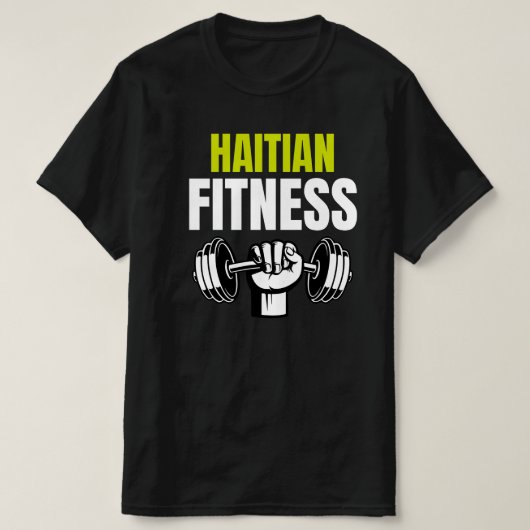 Haïtiaanse fitness t-shirt (Design voorkant)