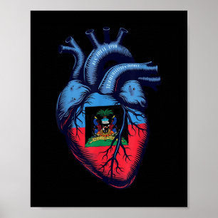 Haïtiaanse Revolutie 1804 Haïti Vlag Onafhankelijk Poster