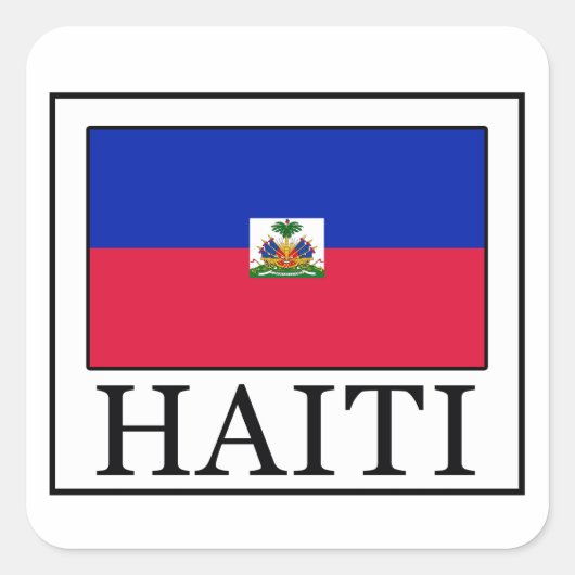 Haïtiaanse sticker (Voorkant)