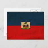 Haïtiaanse vlag briefkaart (Voorkant / Achterkant)