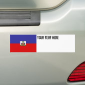 Haïtiaanse vlag bumpersticker (Op auto)