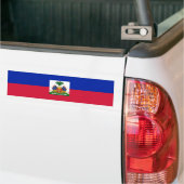 Haïtiaanse vlag bumpersticker (Op Truck)