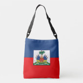 Haïtiaanse vlag crossbody tas (Achterkant)