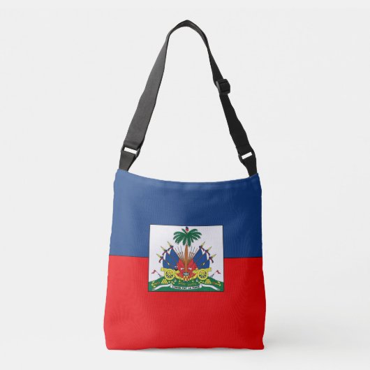 Haïtiaanse vlag crossbody tas (Voorkant)